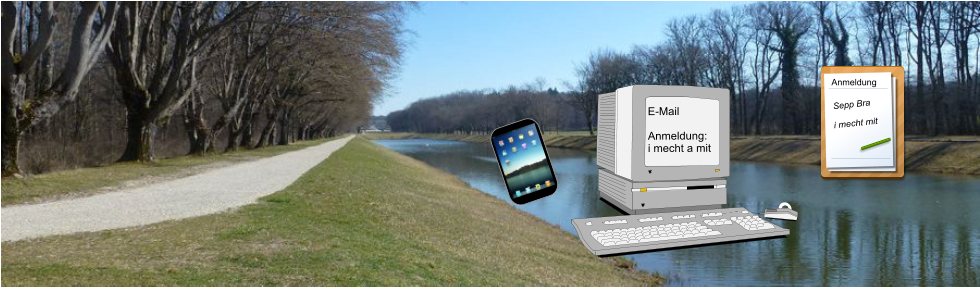 Anmeldung Sepp Bra i mecht mit E-Mail  Anmeldung: i mecht a mit